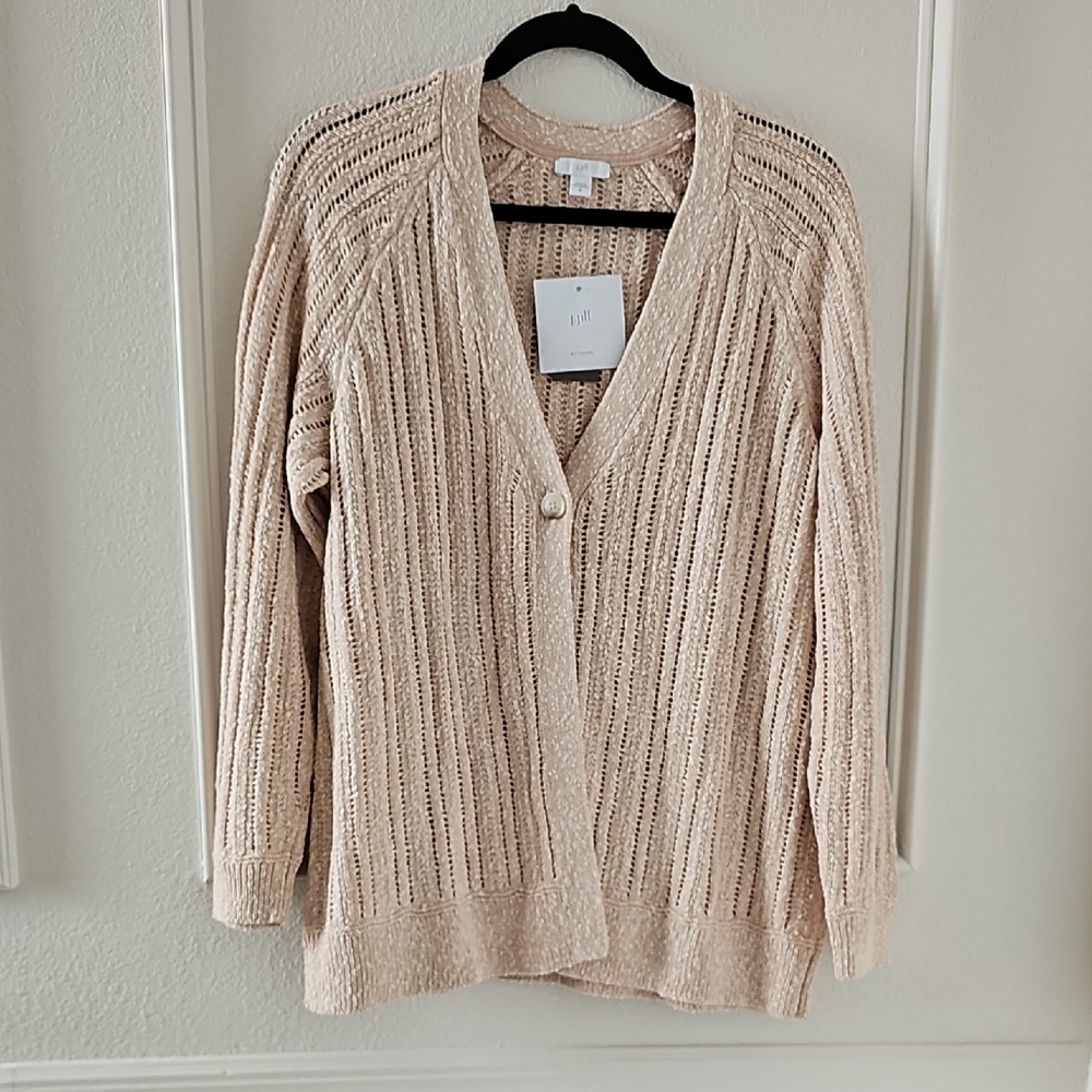 J Jill One Buttom Cardigan.